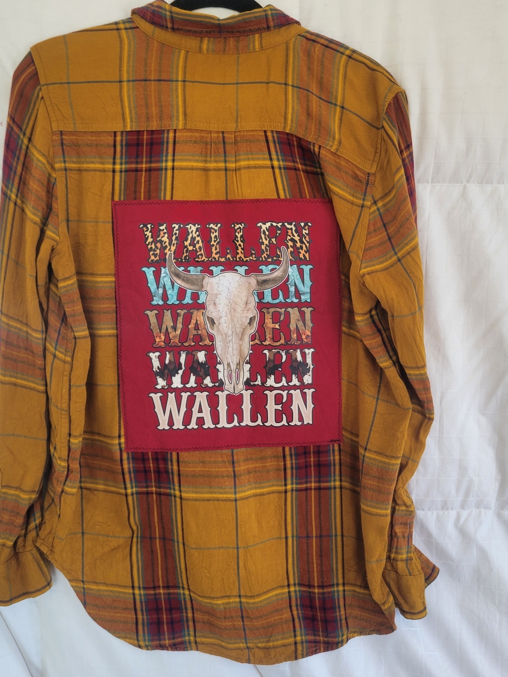 Mossimo Supply Co. Mustard Plaid Button-Up Shirt. WALLEN